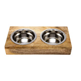 Eco-Friendly  Dog Wood Feeder