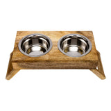 Eco-Friendly  Dog Wood Feeder
