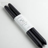 14" Charcoal Dipped Beeswax Taper Candles