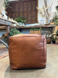 Moroccan Leather Pouf