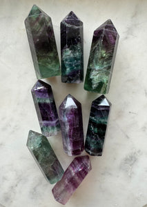 Rainbow Fluorite Towers